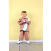 Bruine sweater met strepen - Kids sweater almond 